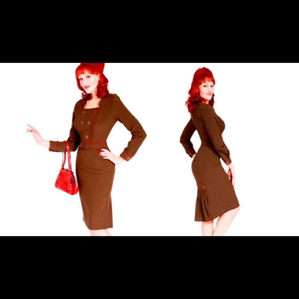 Bettie Page, Tatyana Military pencil dress